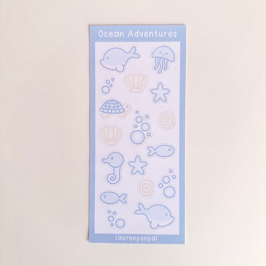 Ocean Adventures Sticker Sheet