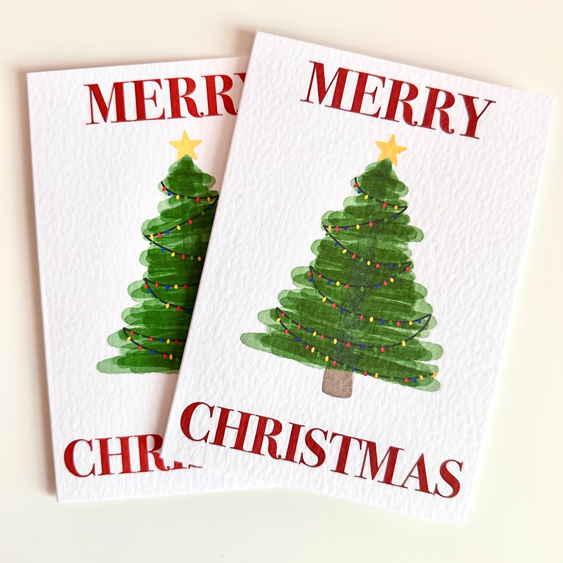 Christmas Tree Christmas Lights Christmas Card Greeting Card Merry Christmas