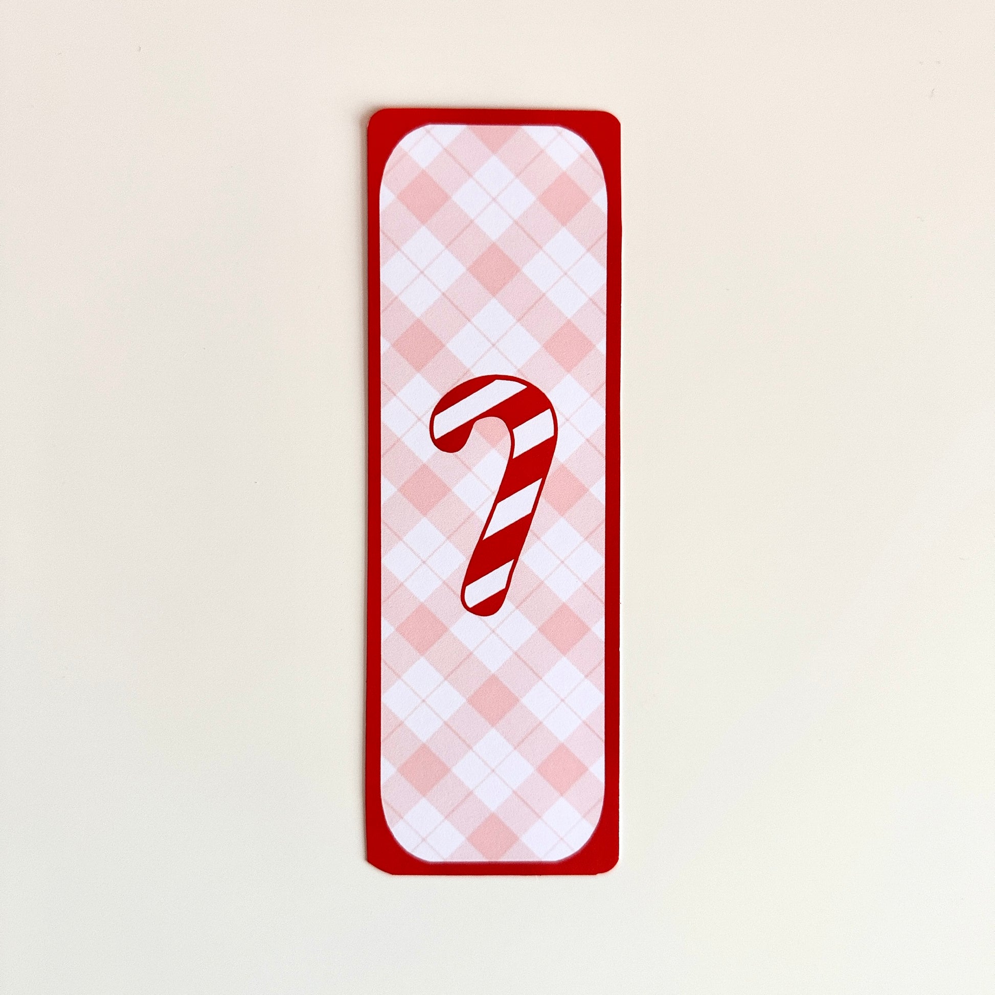 Festive Candy Cane Christmas Bookmark Stocking Filler