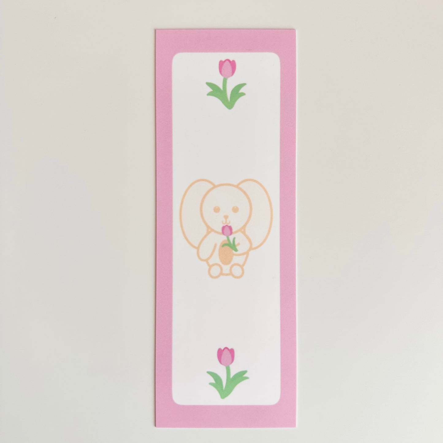Bunny's Tulip Bookmark