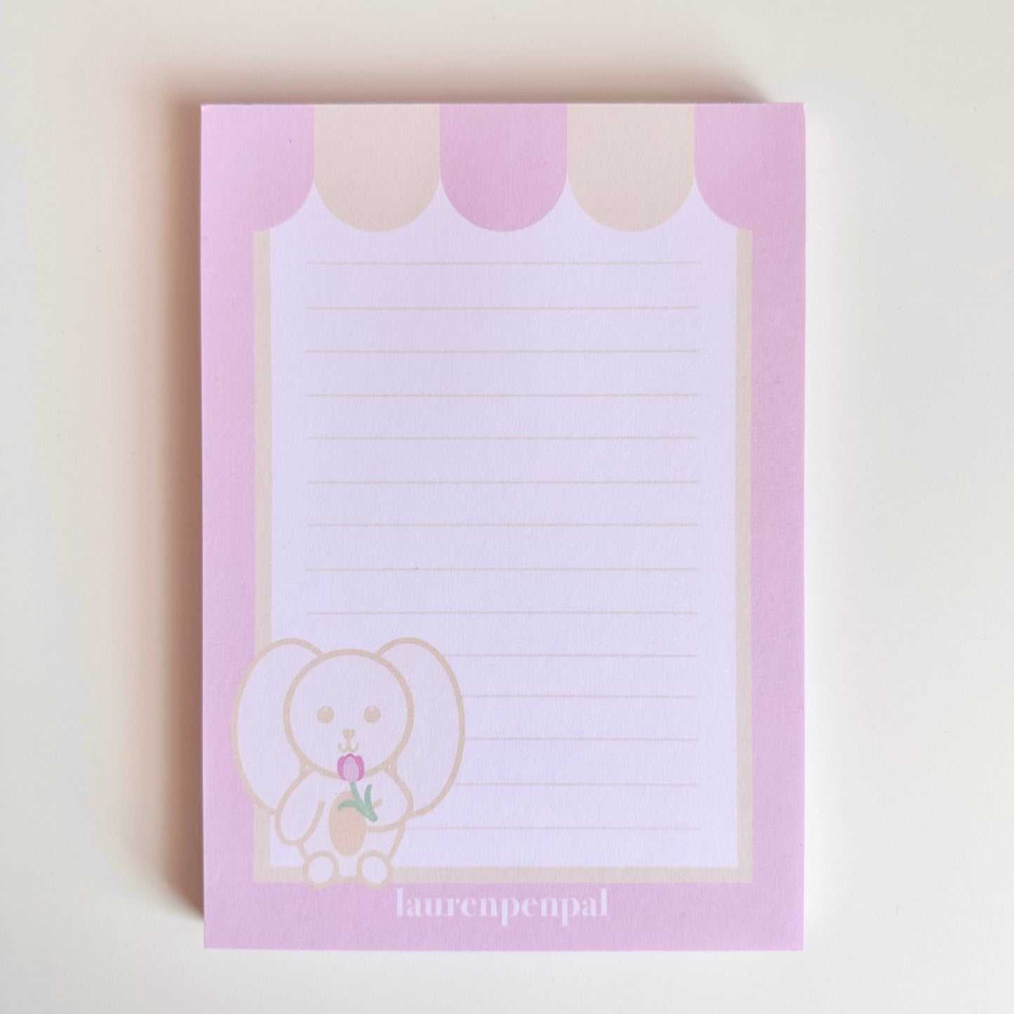 Bunny's Tulip Notepad