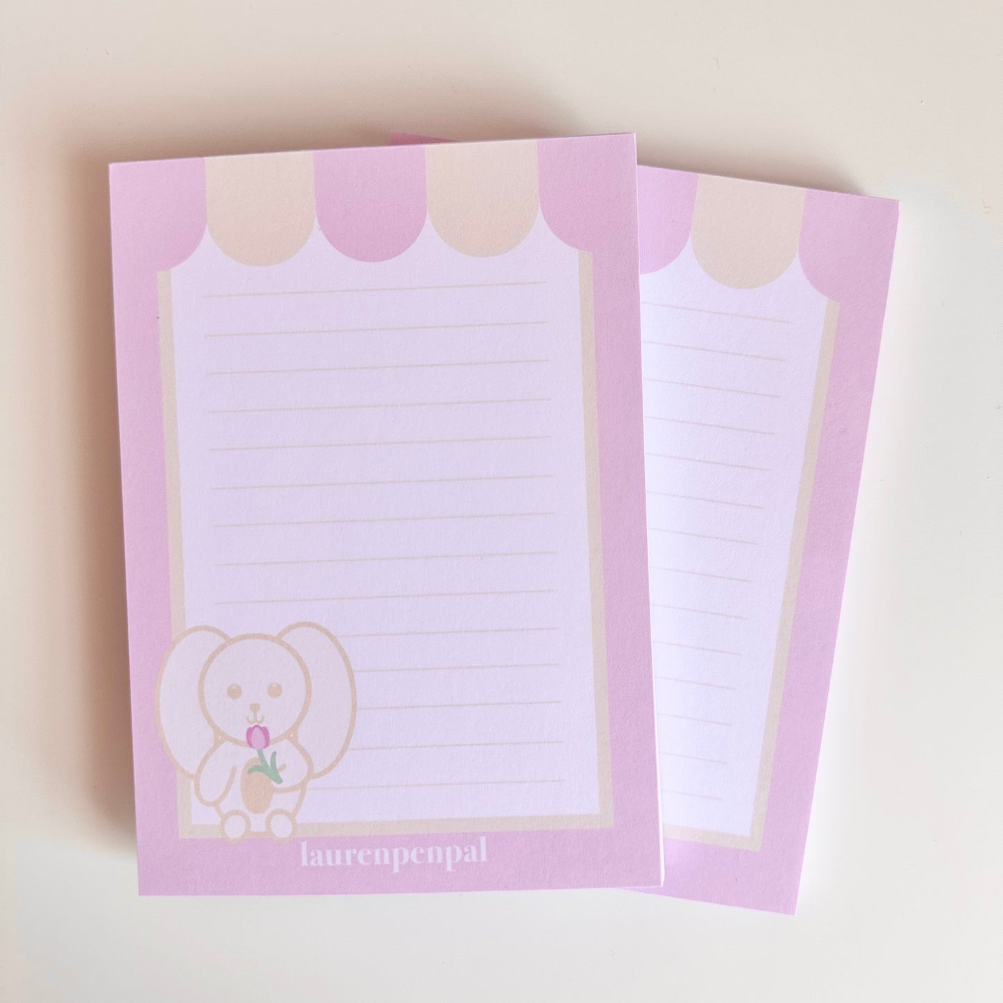 Bunny's Tulip Notepad