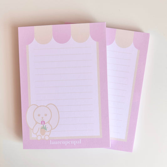 Bunny's Tulip Notepad