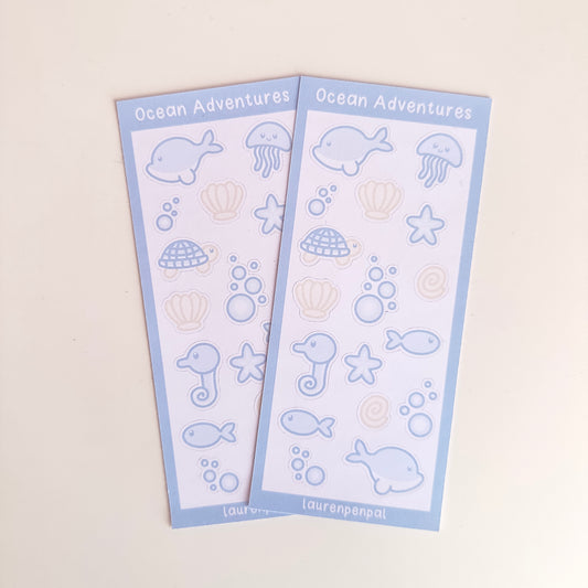 Ocean Adventures Sticker Sheet