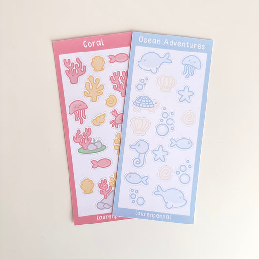 Summer Sticker Sheet Duo