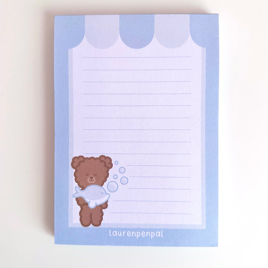 Bear's Ocean Notepad
