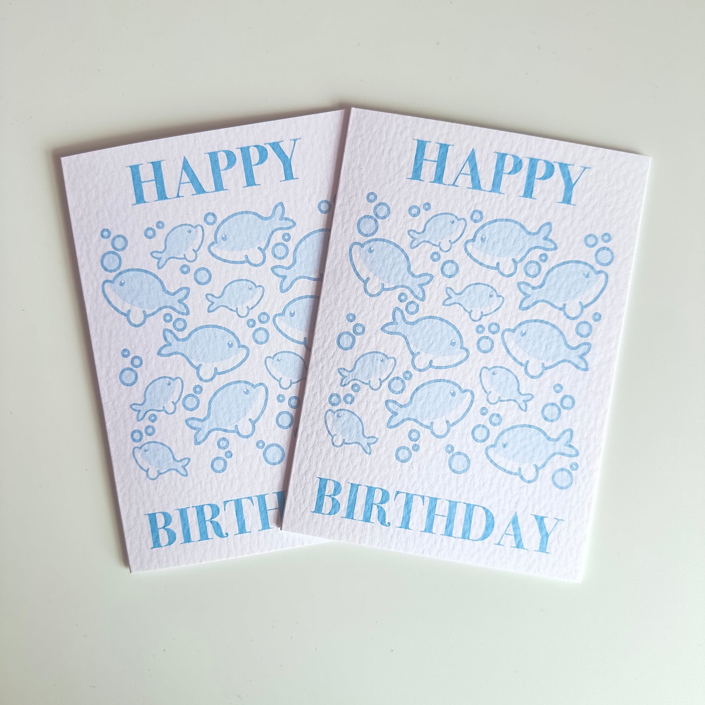 Ocean Dolphin Birthday Card